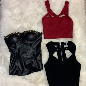 💋3 sexy tops bundles💋